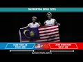 Download Lagu Chen TangJie/Toh Ee Wei vs Jiang Zheng Bang/Wei Ya Xin Badminton Malaysia 2025
