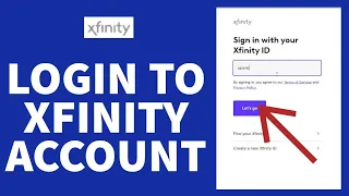 How to Login Xfinity Account Sign In Xfinity 2022