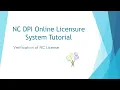 Verification of NC License