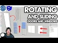 Animating Doors and Windows with DYNAMIC COMPONENTS in SketchUp