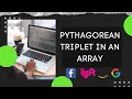 Important for Interviews Pythagorean Triplet in an array