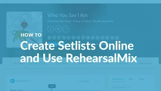 HOW TO Create Setlists Online