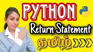 Return Statement in Python Return statement Python Tutorial for Beginners in Tamil