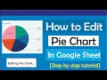 How to Edit Pie Chart in Google Sheets - Google Sheets pie chart template