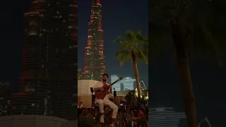 The Lights Of Burj Kalifa Are Dancing In Sync To The Music From Kara Sevda 