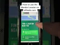 Using the eFleets Vendor Locator