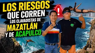 Los riesgos que corren los clavadistas y todo por unos cuantos pesos 