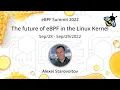 The future of eBPF in the Linux Kernel - Alexei Starovoitov