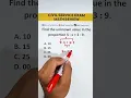 Proportion - Civil Service Exam