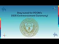 PCOM s 2025 Commencement Ceremony
