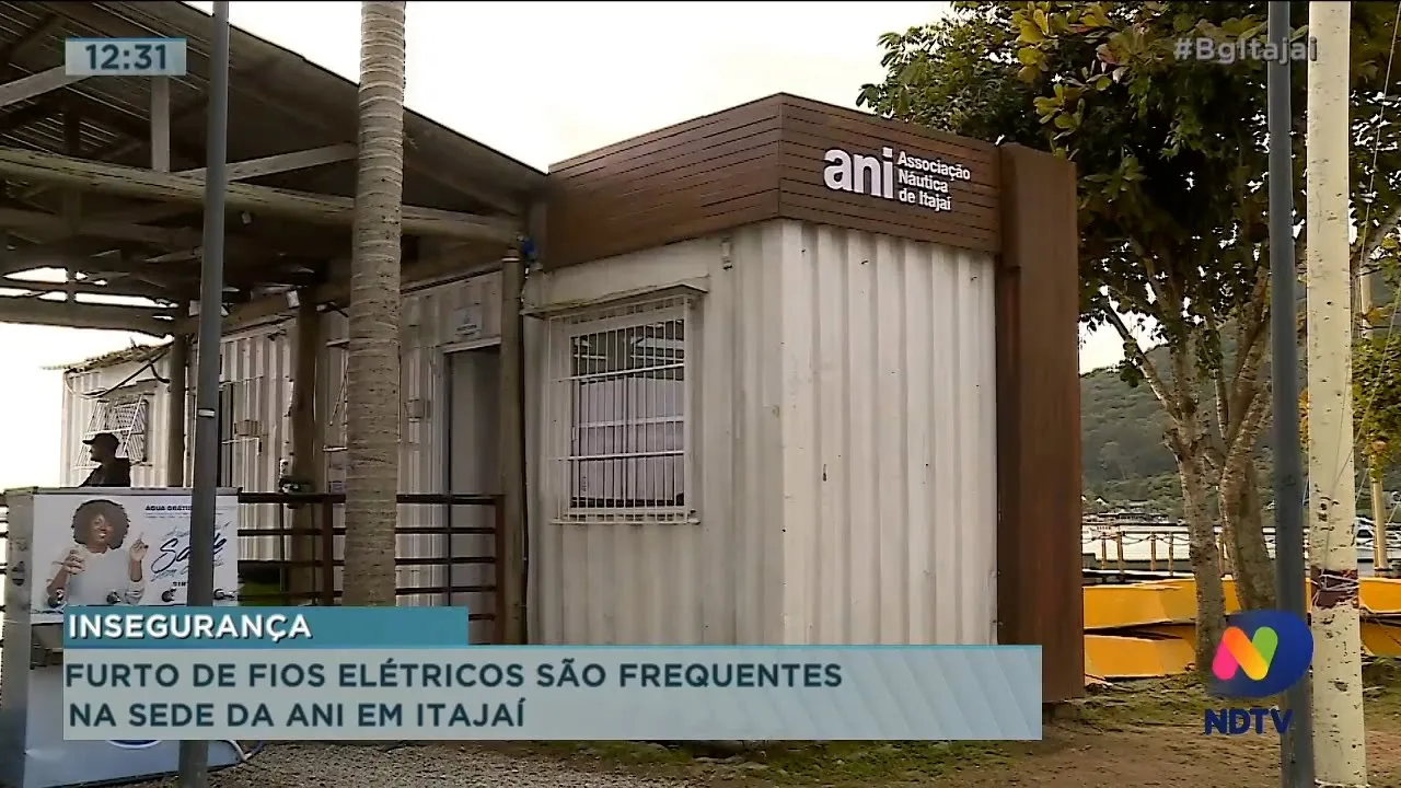 Furto de fios elétricos são frequentes na sede da Ani em Itajaí