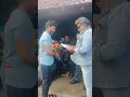 Download Lagu #Dhanush receives a gift from #RParthieappan  during the #IdliKadai shooting 🌠