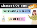 Three Ways to Initialize the Object in Java Hindi Urdu
