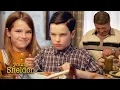 Clips to Watch While You Eat Young Sheldon Compilation