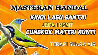 Download KINOI LANJUT CUNGKOK + SUARA AIR MENGALIR || JEDA 1 MENIT ||  MASTERAN HANDAL MP3