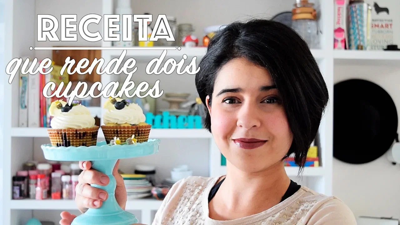RECEITA QUE RENDE DOIS CUPCAKES DIA DAS MÃES CUPCAKEANDO