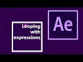 Looping keyframes with expressions in After Effects