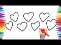 How to Draw a Heart Coloring Pages Hearts Coloring Book for Kids Art for Children