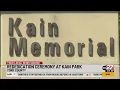 Memorial rededicated at Kain Park in York County