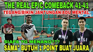 Download EPIC COMEBACK! SEMI FINAL SUPER SERIES BLC| KENAS/REINARD VS SABAR/NENDI MP3