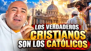 Los únicos y verdaderos cristianos sólo somos los católicos de la iglesia de Cristo. ￼￼