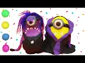 Lagu DIY- How To Make Play Doh Minion For Halloween | Clay Art For Kids | HooplaKidz How To