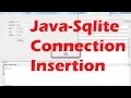 Java SWING - Connect Sqlite database and Insert data using Java