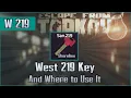 West Wing 219 Key and Use Location - Shoreline