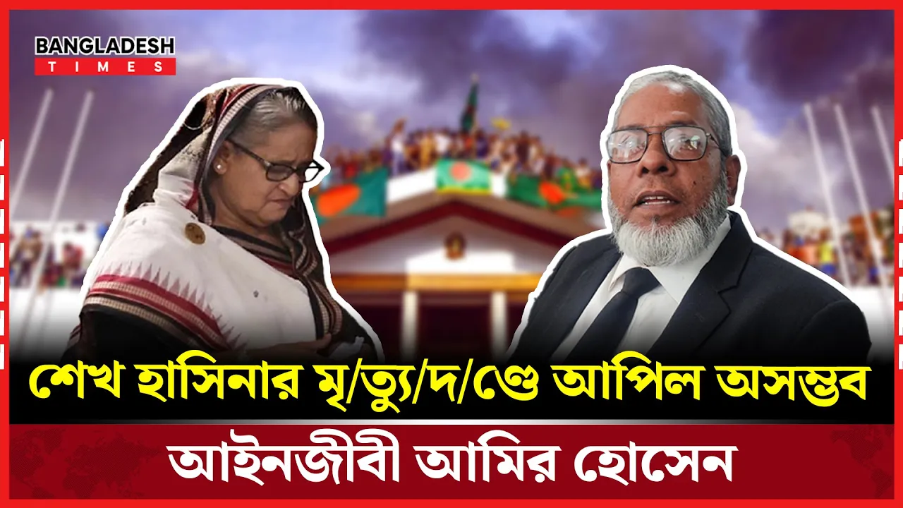 আপিলে যাওয়ার সুযোগ নেই: রাষ্ট্রনিযুক্ত শেখ হাসিনার আইনজীবী