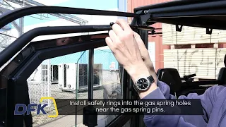 HARDCABS how to install door gas spring