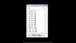 How to Create Multiplication Times Table in Visual Basic Net