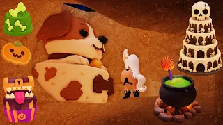 Digging Up Every Giant Limited Halloween Treat on Cake Mountain