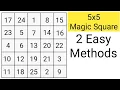 5 By 5 Magic Square 5x5 magic Square magic square 5x5 magic square