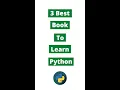 3 Best Book to Learn Python