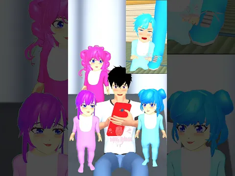 Recreating TikTok Trend ‘Rumi Ngambek Ke Papoy’ #sakuraschoolsimulator #trendingshorts #ytshorts