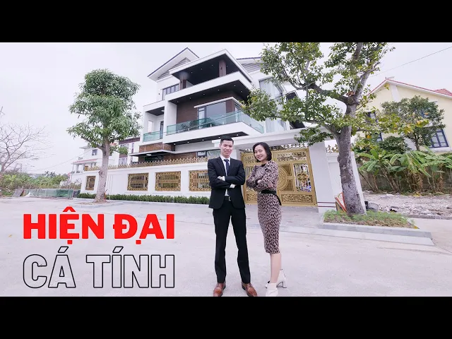 Review biệt thự hiện đại 3 tầng với không gian mở tại KĐT Cầu Rào