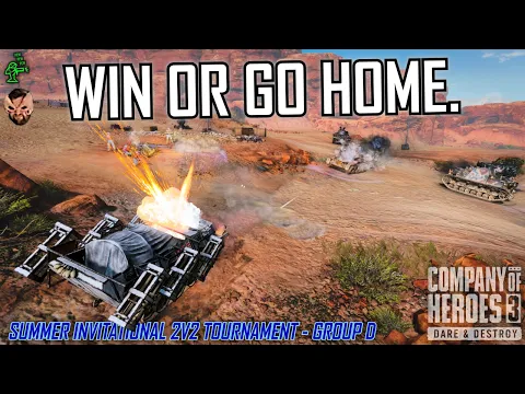 SUMMER INVITATIONAL CoH3 2v2 Tournament | Zulu & SMOKO vs Rei & Nicko | ft. Havoc