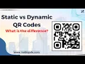 Confused between static and dynamic QR codes Static vs Dynamic QR Codes Explained by mobiQode