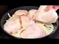 Download Lagu Het meest malse recept voor kipdijen met uien. Kippenmaaltijd in een paar minuten