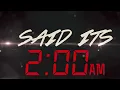 Adrian Marcel ft Sage The Gemini "2AM" (lyric video)