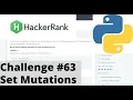 Hackerrank Challenge Challenge Set Mutations