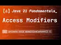 17 Access Modifiers in Java 21