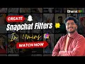 How to make Snapchat Filters SnapAR Lenses using Lens Studio v5 12 GenAI Bharat XR MoodHack