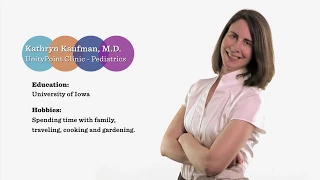 Meet Dr Kathryn Kaufman UnityPoint Clinic Pediatrics Cedar Rapids