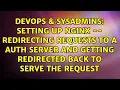 Setting up Nginx -