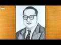 Download Lagu Dr. B. R. Ambedkar Drawing | How to draw Dr. Ambedkar | Ambedkar Jayanti drawing  step by step