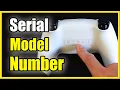 How to Find Serial Number Model Number on PS5 Controller Dualsense