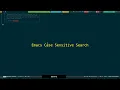 Emacs Case Sensitive Search 2023 - 09