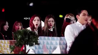 BLACKPINK REACTION TO BTS FIRE MMA 2016 