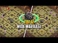 BEST TOWN HALL 9 TH9 ANTI 2 STARS WIDE WAR BASE LAYOUT COPY LINK 2023 CLASH OF CLANS